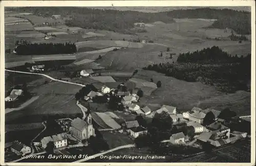 Sonnen Niederbayern Fliegeraufnahme 