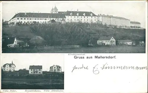 Mallersdorf Kloster Beamtenhaus Villa Attenkofer Villa Peter