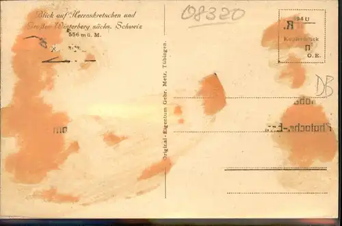 Grosser Winterberg Hotel / Bad Schandau /Saechsische Schweiz-Osterzgebirge LKR