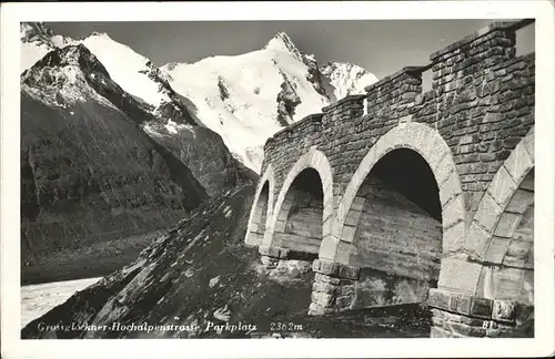 Grossglockner hochalpenstrasse Parkplatz Kat. Heiligenblut