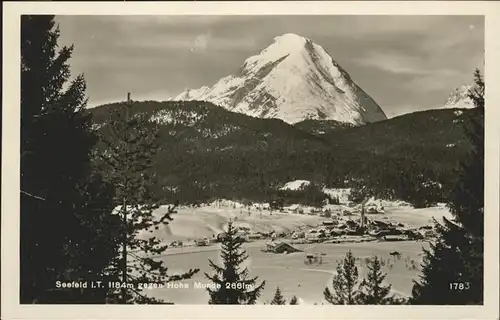 Seefeld Tirol Hohe Munde Kat. Seefeld in Tirol