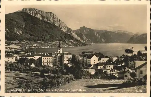 Gmunden Schloss Ort Traunstein Kat. Gmunden