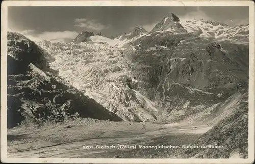 aw03148 Rhonegletscher Glacier du Rhone  Kategorie. Rhone Alte Ansichtskarten