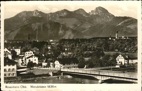 Rosenheim Bayern Obb. Wendelstein 1838 m Kat. Rosenheim