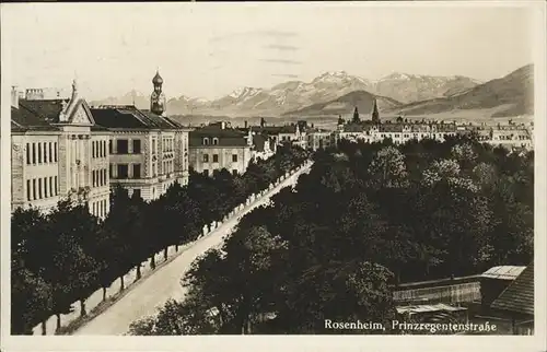 Rosenheim Bayern Prinzregentenstrasse Kat. Rosenheim
