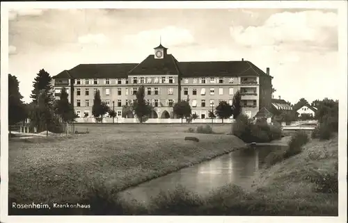 Rosenheim Bayern Krankenhaus Feldpost Kat. Rosenheim