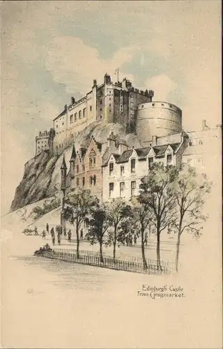 Edinburgh Castle Kat. Edinburgh