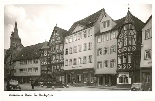 Wertheim Main Marktplatz  Kat. Wertheim