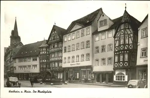 Wertheim Main Marktplatz Kat. Wertheim