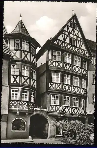 Wertheim Main Fachwerkhaus am Markt Kat. Wertheim