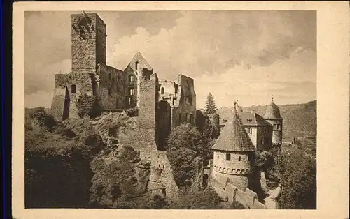 Wertheim Main Schlossruine Kat. Wertheim