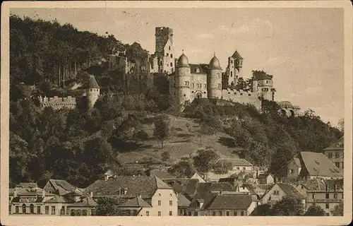 Wertheim Main Schlossruine  Kat. Wertheim