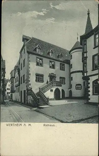 Wertheim Main Rathaus  Kat. Wertheim