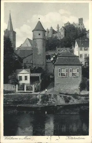 Wertheim Main Kittsteinturm Kat. Wertheim