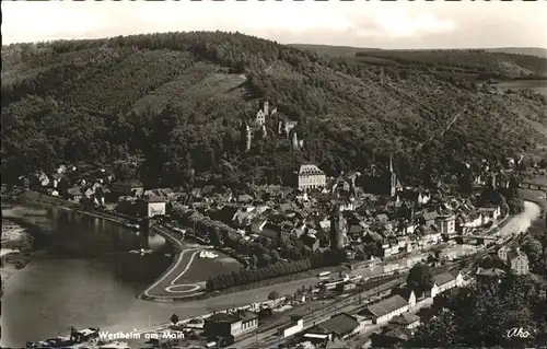 Wertheim Main Bruecke Kat. Wertheim