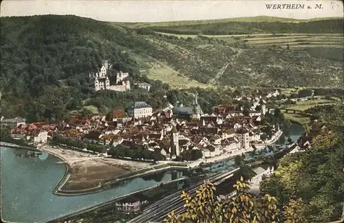 Wertheim Main Bruecke Kat. Wertheim