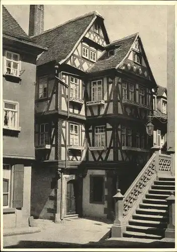 Wertheim Main Haus Zu den vier Gekroenten Kat. Wertheim