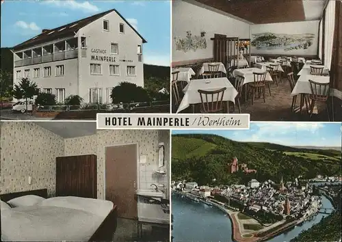 Wertheim Main Hotel Mainperle Kat. Wertheim