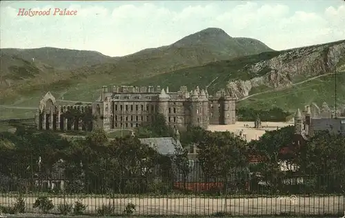 Edinburgh Holyrood Palace Kat. Edinburgh