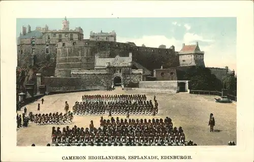 Edinburgh Cameron Highlanders Kat. Edinburgh