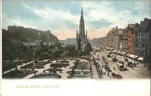 Edinburgh Princes Street Kat. Edinburgh