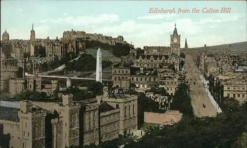 Edinburgh From Calton Hill Kat. Edinburgh