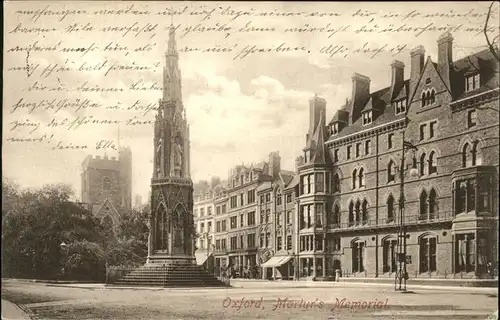 Oxford Oxfordshire Martyrs Memorial / Oxford /Oxfordshire