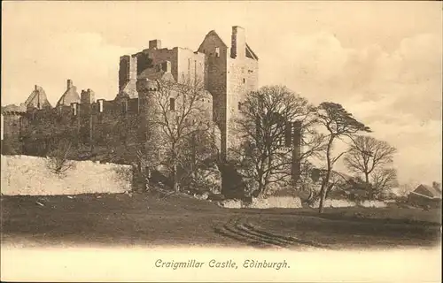 Edinburgh Craimillar Castle Kat. Edinburgh
