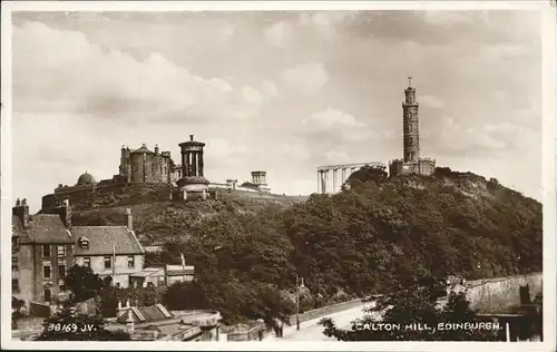 Edinburgh Calton Hill Kat. Edinburgh