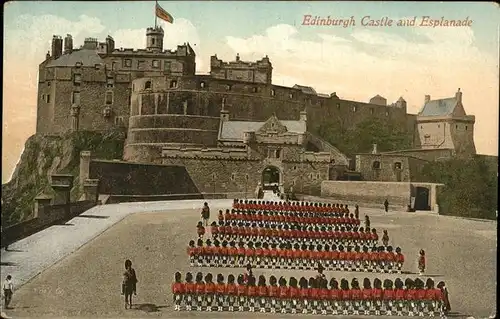 Edinburgh Castle Esplanade Kat. Edinburgh
