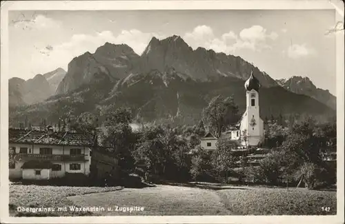 Obergrainau Obergrainau Waxenstein Zugspitze x / Grainau /Garmisch-Partenkirchen LKR