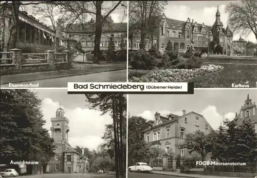 Bad Schmiedeberg Bad Schmiedeberg Eisenmoorbad Aussichtsturm Moor Sanatorium Kurhaus  x / Bad Schmiedeberg Duebener Heide /Wittenberg LKR