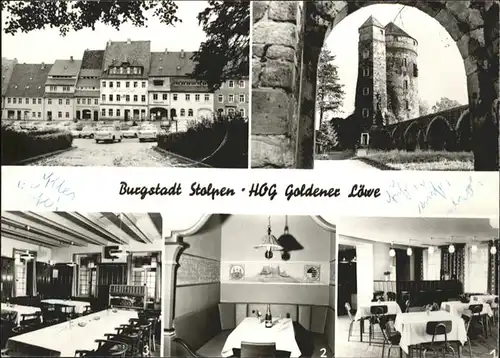 Stolpen Stolpen Goldener Loewe x / Stolpen /Saechsische Schweiz-Osterzgebirge LKR