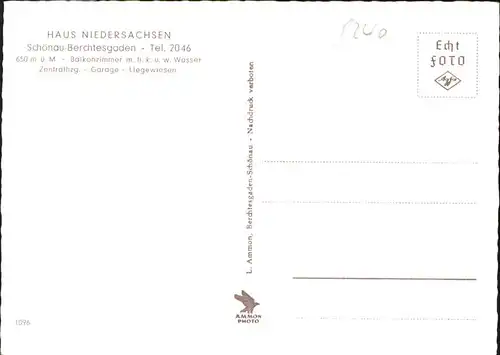 Schoenau Koenigssee Schoenau Koenigssee Haus Niedersachsen * / Schoenau a.Koenigssee /Berchtesgadener Land LKR