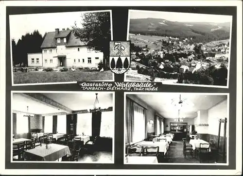 Tambach-Dietharz Gaststaette Waldbaude / Tambach-Dietharz /Gotha LKR