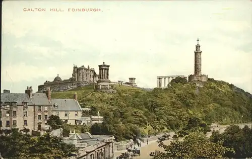 Edinburgh Calton Hill Kutsche / Edinburgh /Edinburgh