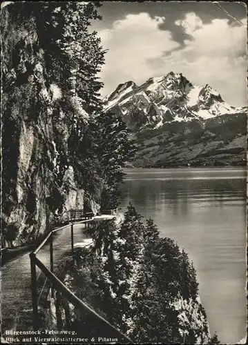 Buergenstock Felsenweg / Buergenstock /Bz. Nidwalden