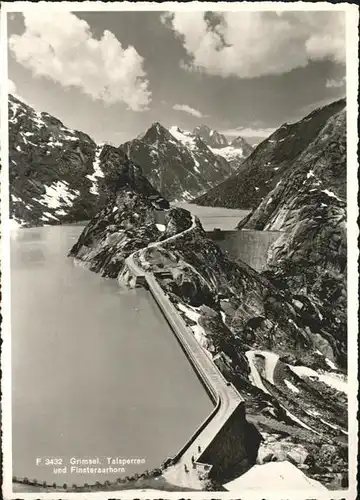 Grimsel Talsperre Finsteraarhorn / Grimsel /Rg. Innertkirchen