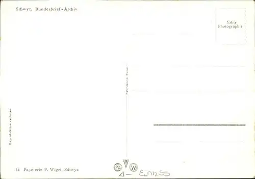 Schwyz Bundesbrief Archiv / Schwyz /Bz. Schwyz