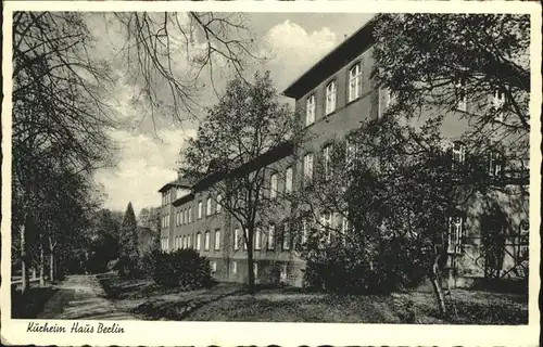 Weilmuenster Kindersanatorium Kurheim Haus Berlin / Weilmuenster /Limburg-Weilburg LKR