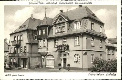 Gersfeld Rhoen Hotel Sonne / Gersfeld (Rhoen) /Fulda LKR
