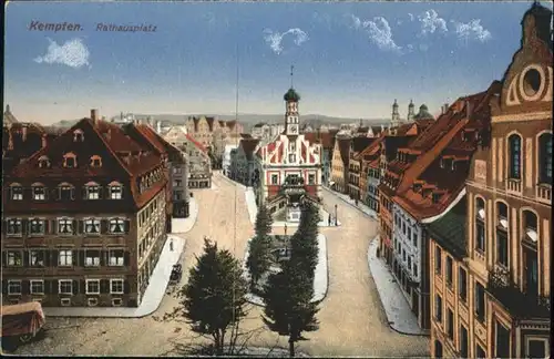 Kempten Allgaeu Rathausplatz / Kempten (Allgaeu) /Kempten Stadtkreis