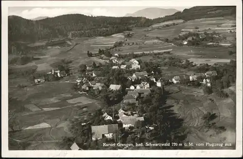 Gresgen Flugbild / Zell im Wiesental /Loerrach LKR