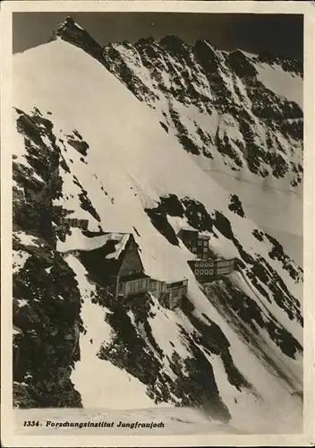 Jungfraujoch Forschungsinstitut / Jungfrau /Rg. Finsteraarhorn