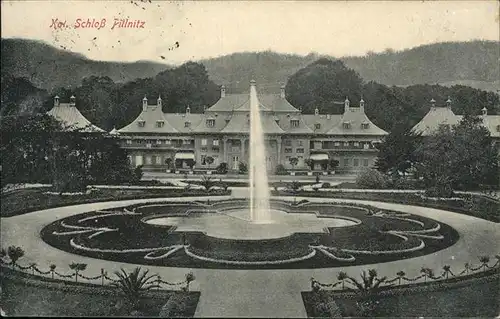 Pillnitz Schloss Springbrunnen / Dresden /Dresden Stadtkreis