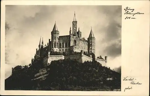 Burg Hohenzollern Burg / Bisingen /Zollernalbkreis LKR