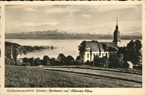 Birnau Cistercienserprobstei  Schweizer Alpen / Uhldingen-Muehlhofen /Bodenseekreis LKR