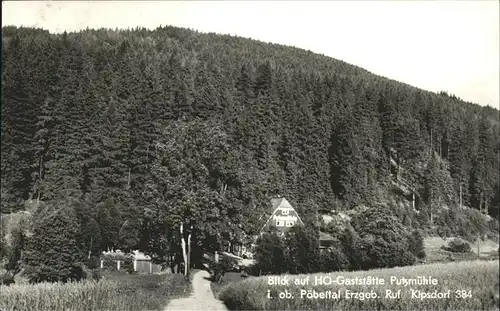 Kipsdorf Poebeltal Putzmuehle / Altenberg /Saechsische Schweiz-Osterzgebirge LKR