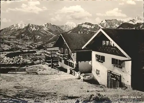 Sonthofen Oberallgaeu Berghof Alpe Eck / Sonthofen /Oberallgaeu LKR