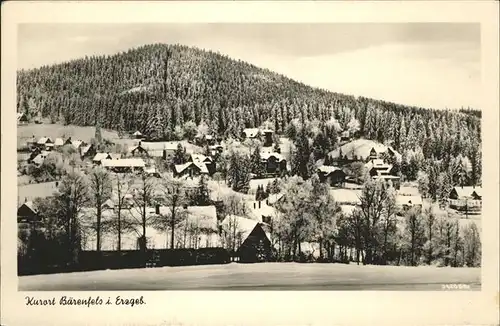 Baerenfels Erzgebirge Wintersportplatz / Altenberg /Saechsische Schweiz-Osterzgebirge LKR